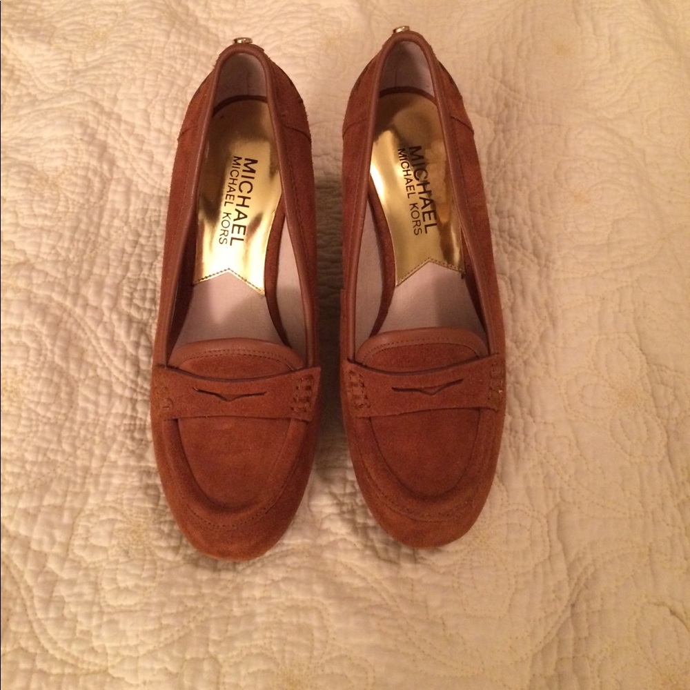 Michael Kors suede heels