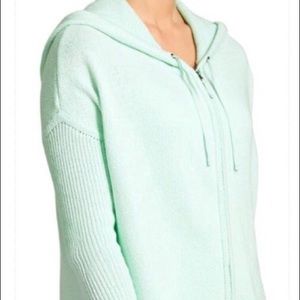 Athleta Hooded Zip Sweater