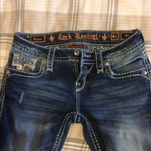 Women's rock revival jeans size 25 slim