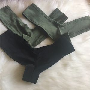 Cheeky thong bathing suit bottoms