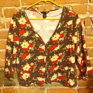 H&M Flower Cardigan