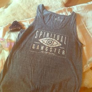 Spiritual Gangster "Eye" Tank Gray