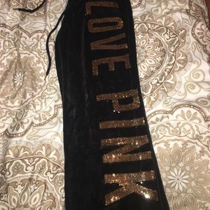 Vs sparkly soft sweat pants