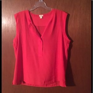 NWOT J. Crew sleeveless shirt