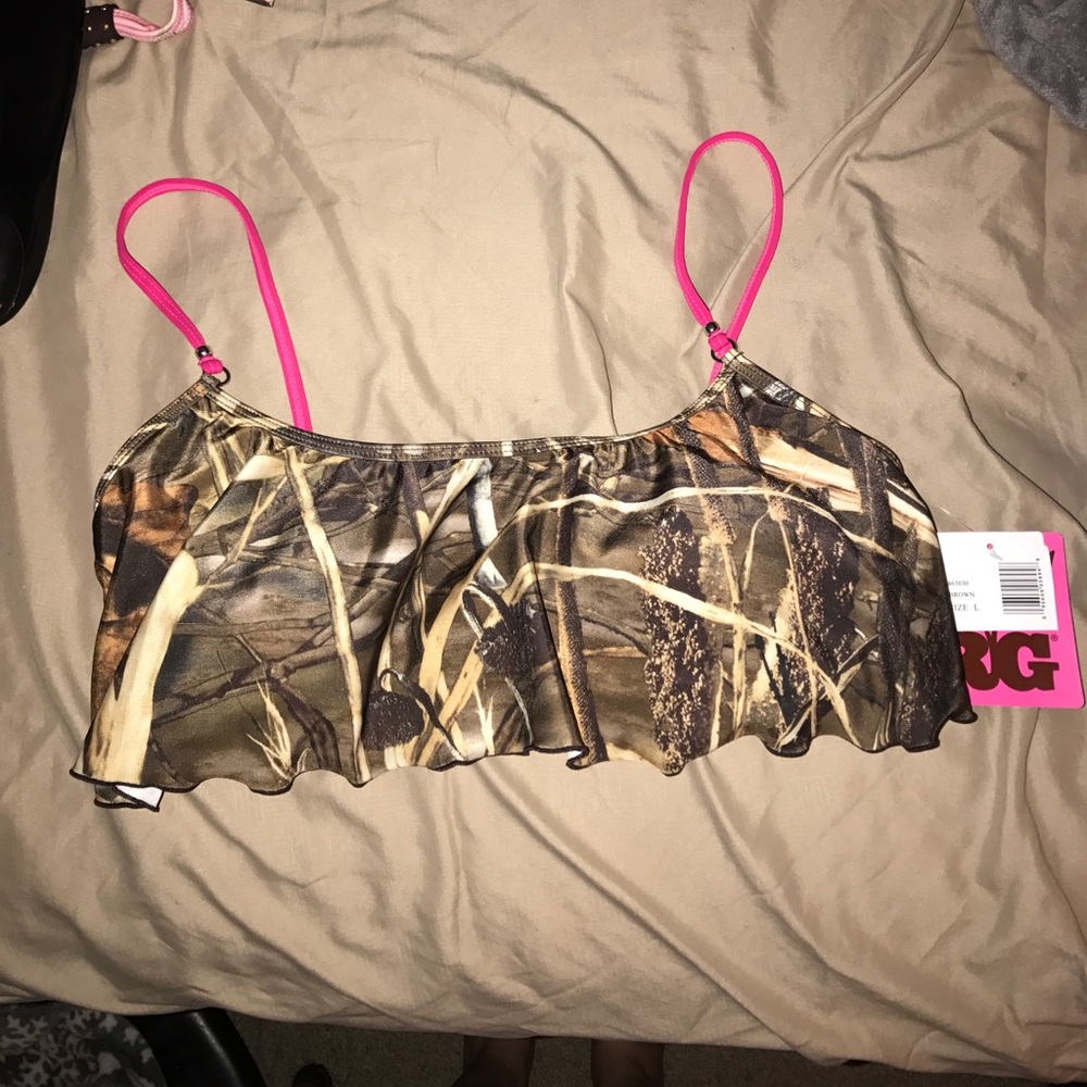 Large real tree camo top