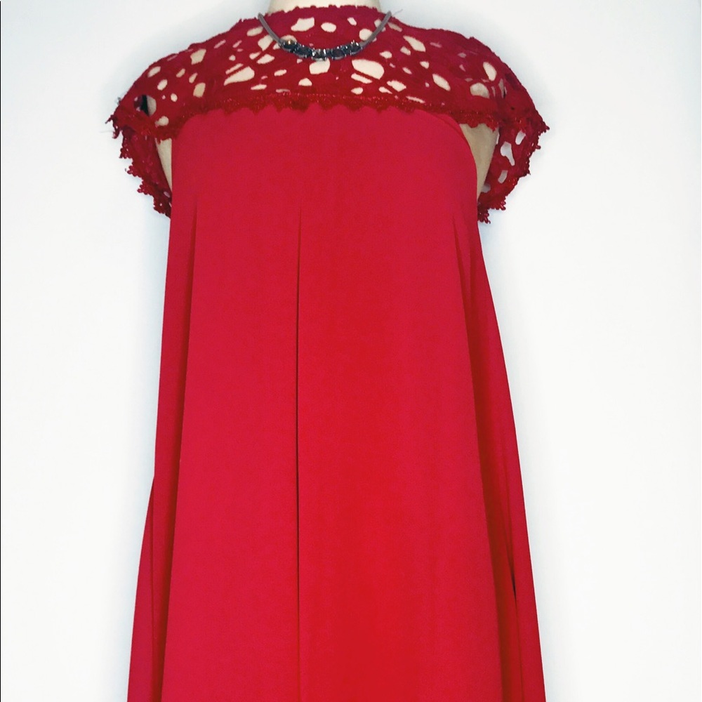 Altr'd State Tent Style Dress Earth Red Size Small