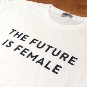 NWOT Otherwild THE FUTURE IS FEMALE feminist tee