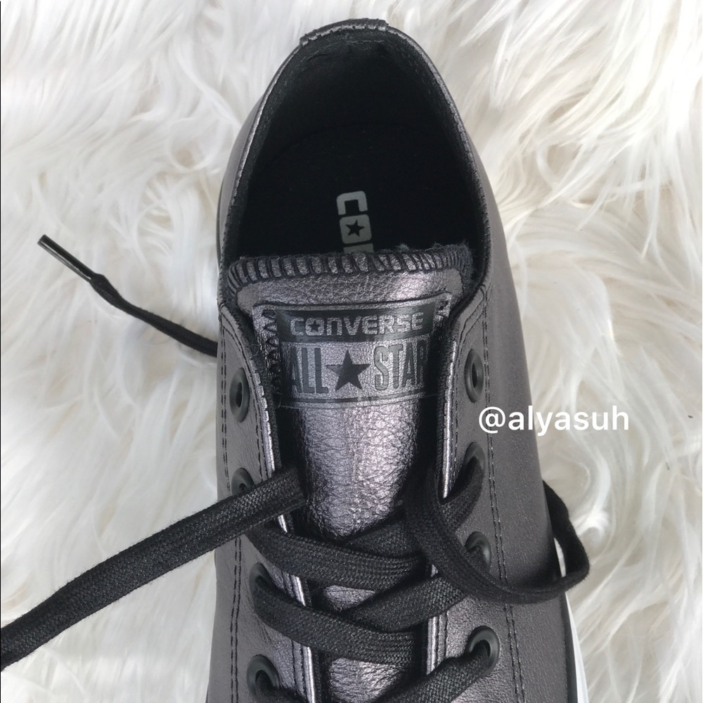 NWT Converse CT OX Black WMNS AUTHENTIC - Picture 5 of 6