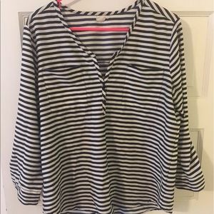 Navy stripped blouse