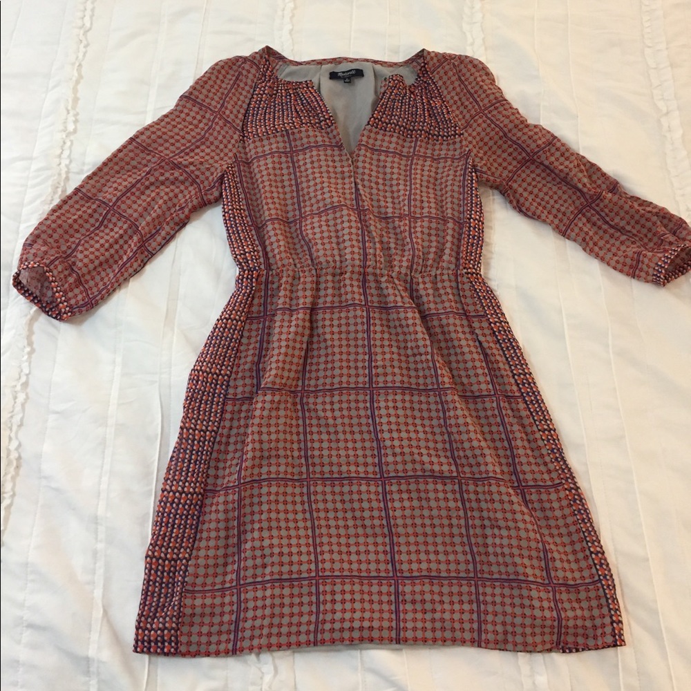 Printed dress from Madewell, size 0