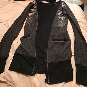Black Miss Me Cardigan