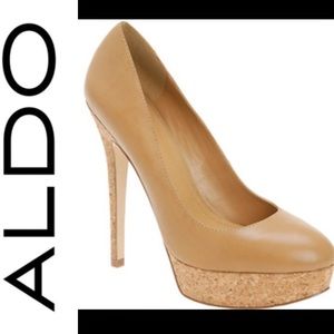 Aldo pumps in Nude.
