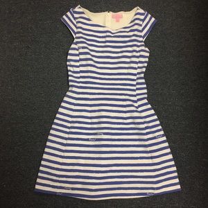 Lilly Pulitzer Briella in blue painter stripe S