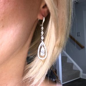 Nadri Crystal Drop Earrings