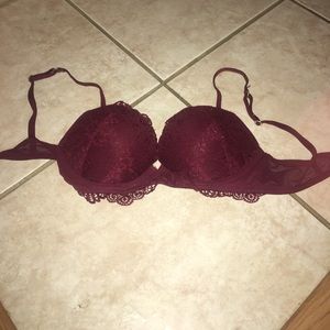Gilly Hicks Maroon Bra