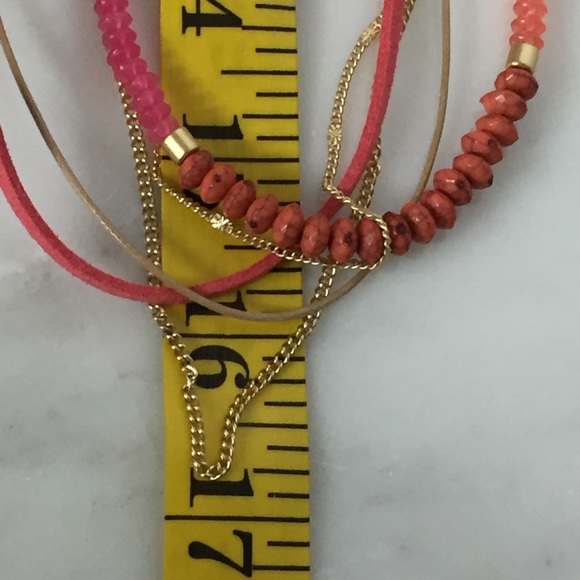 Shady Pink Necklace and Bracelet NWT - Picture 4 of 8