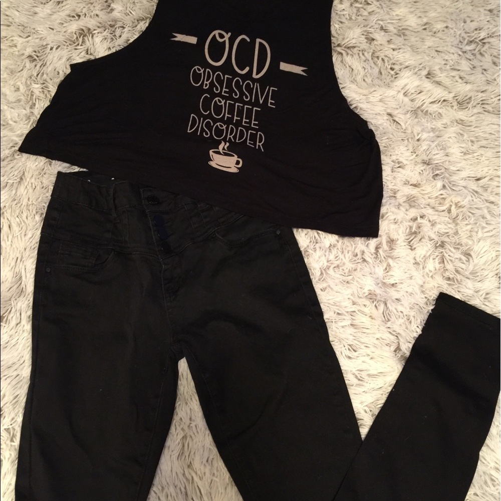 Adorable outfit bundle WBB high rise and tank