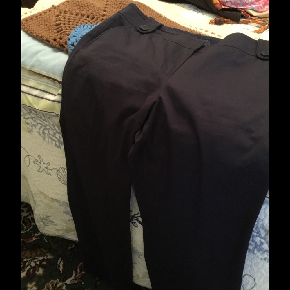 Tory Burch dark blue dress pant 32 inseam/1.5 hem