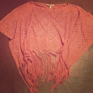 Lace top color dark orange
