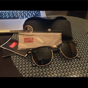 Like New Ray Ban Clubmaster Sunglasses