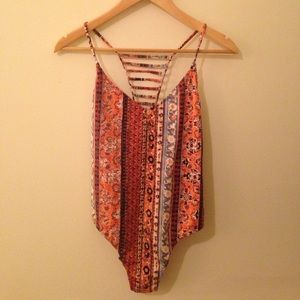 Urban Outfitters One Piece Tribal Swimsuit