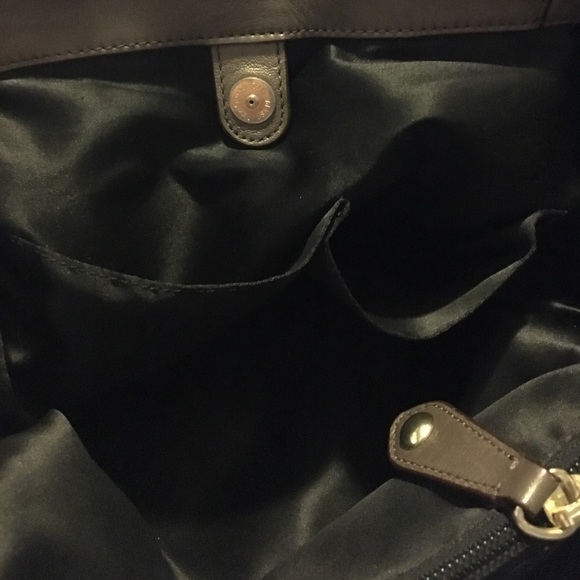 Authentic COACH bronze leather satchel π - Picture 6 of 8