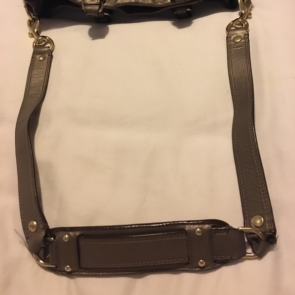 Authentic COACH bronze leather satchel π - Picture 8 of 8