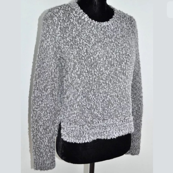 Hollister Gray Grey Chunky Knit Pullover Sweater - Picture 1 of 6