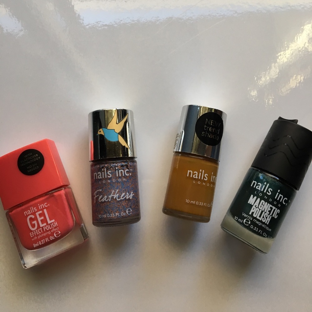 4 Nails Inc nail polishes