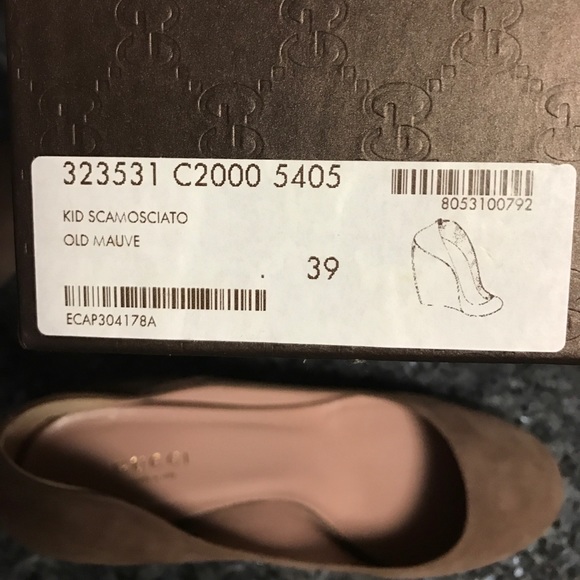 Gucci suede wedges - Picture 6 of 6