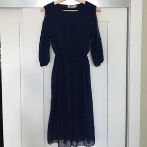 Cold shoulder dress