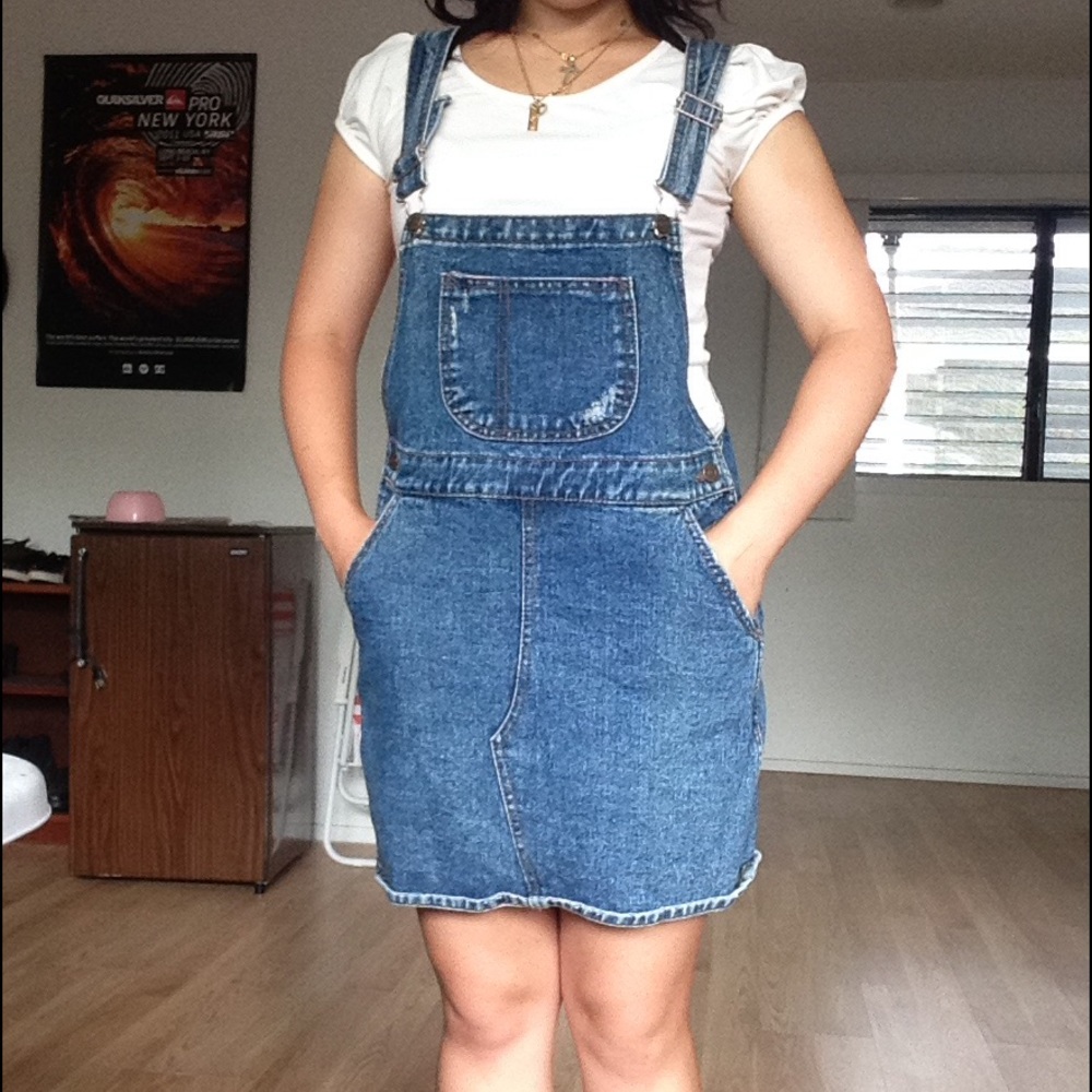 Korean Brand Denim Overall Dress (small)