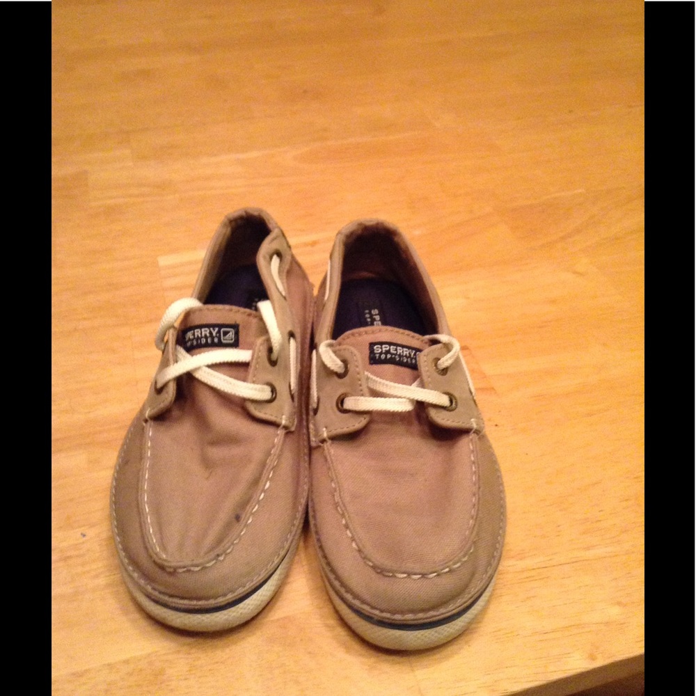 Khaki Sperrys