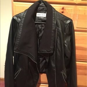 Women XL leather jacket