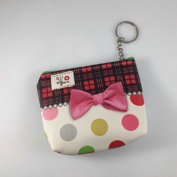 Coin Purse with Keyring. - Picture 2 of 4