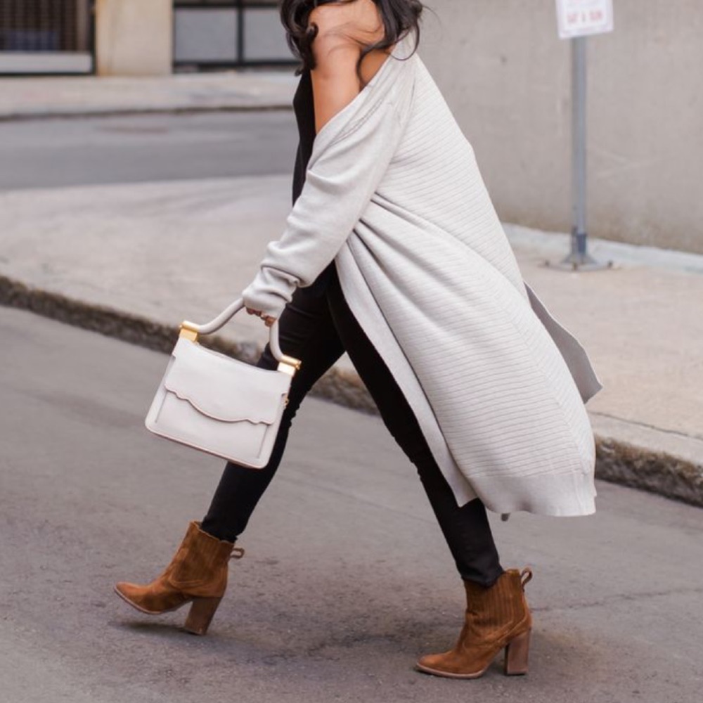 Dolce Vita suede tan brown conway ankle bootie - Picture 6 of 8