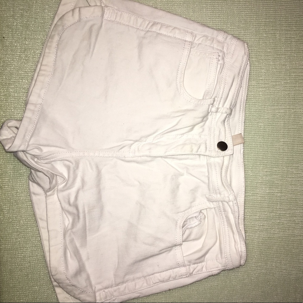 Forever 21 white high waisted shorts