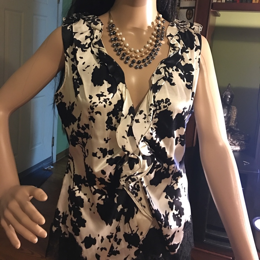 Ellie TAHARI exclusively by Nordstrom Silk blouse