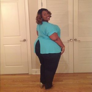 Cute turquoise blouse