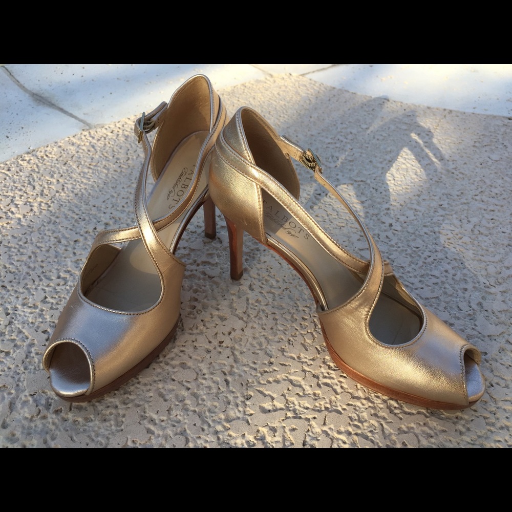 TALBOTS Peep-Toe Heels