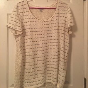 White and black Blouse