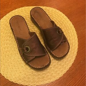 Naturalizer slip ons in dark copper color