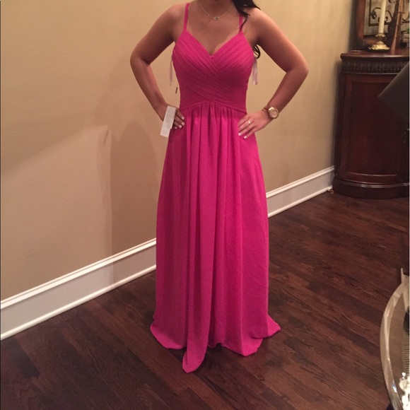 Fuchsia pink Long dress - Picture 1 of 2