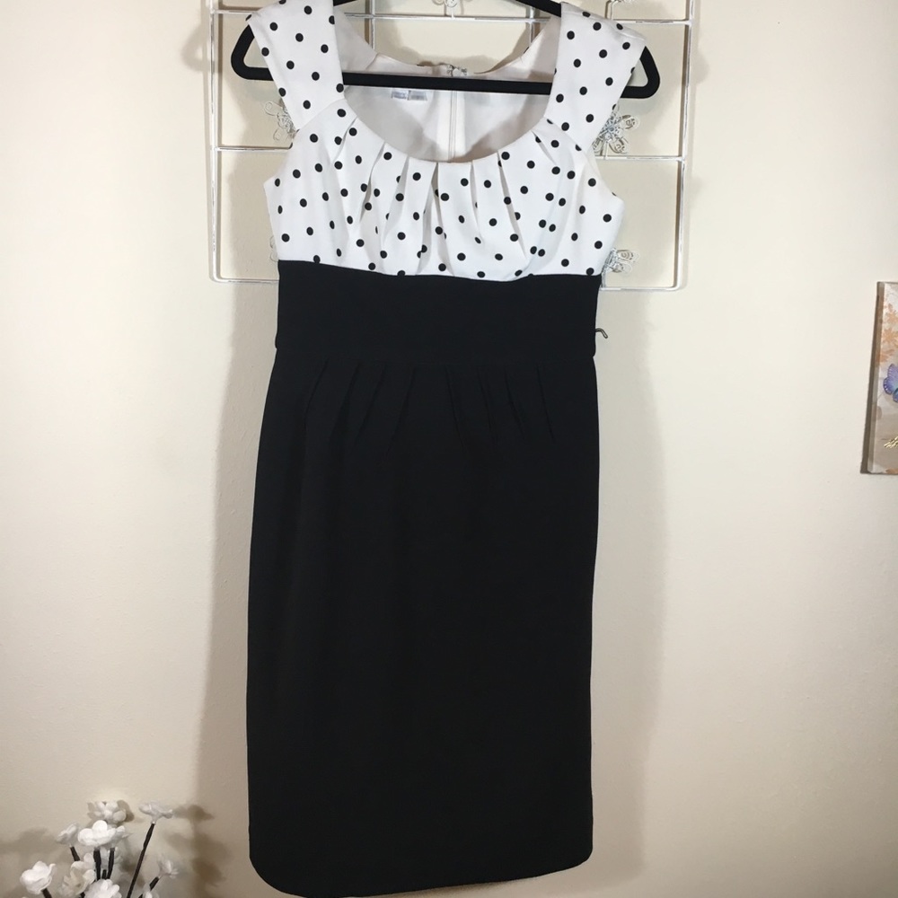 London Times Polka Dot Dress