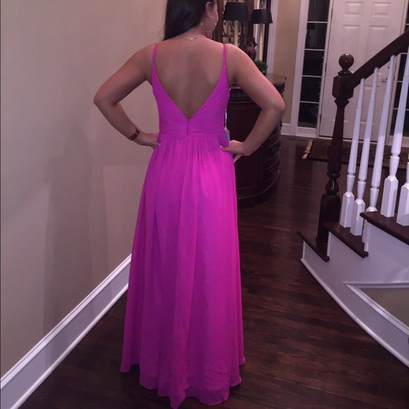 Fuchsia Prom dress - Picture 2 of 2