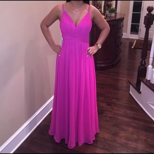 Fuchsia Prom dress