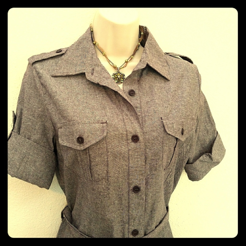 Button down dress