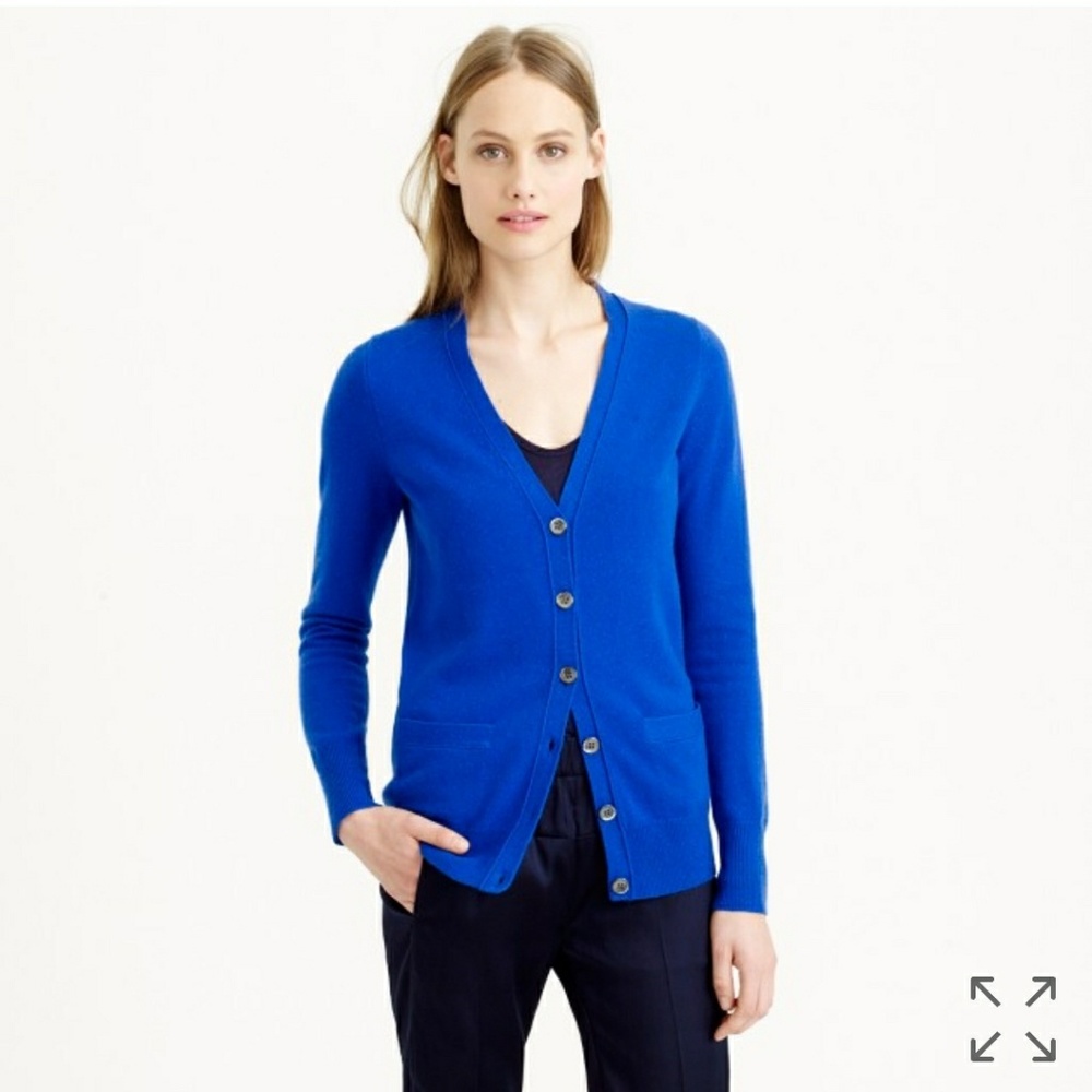 J.Crew Collection Cashmere Boyfriend Cardigan Swea