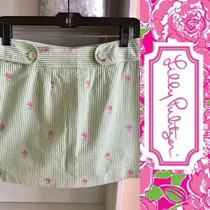 🌴Lilly Pulitzer🌴Striped Sheersucker Skort