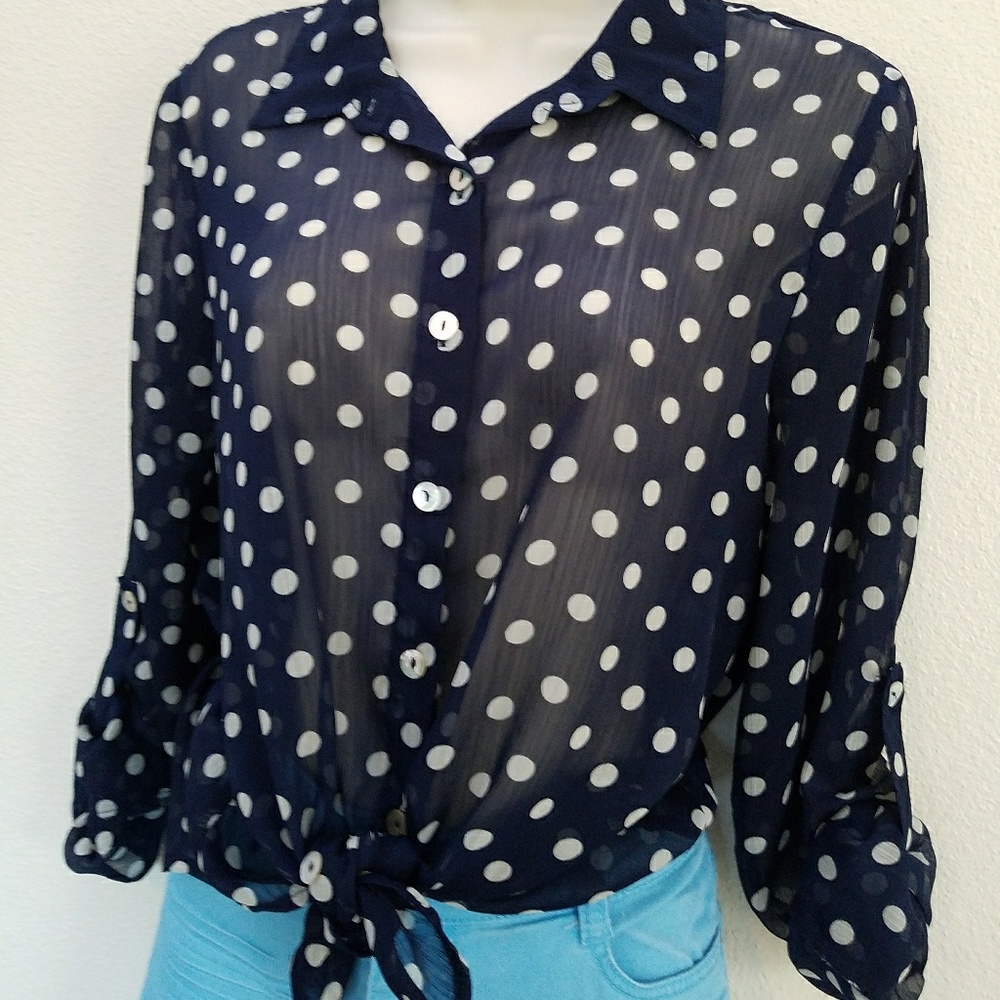 Sheer blouse